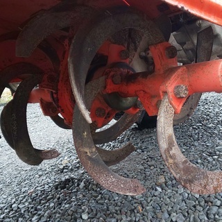 鹿児島発 クボタ 7.5馬力セル始動ディーゼルエンジン耕うん機KRA75