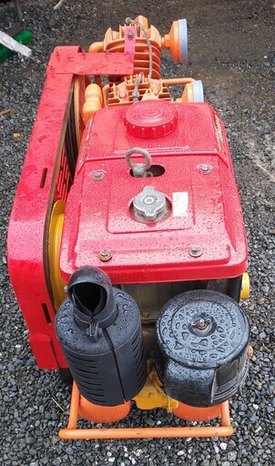 鹿児島発 ディーゼルエンジンコンプレッサー ヤンマー6馬力エンジン搭載