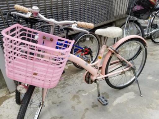 自転車女の子22インチ