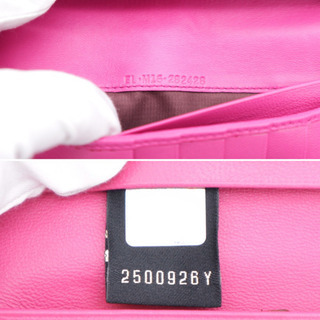 BVLGARI/ブルガリブルガリ ロゴクリップ 二つ折り長財布》Aランク