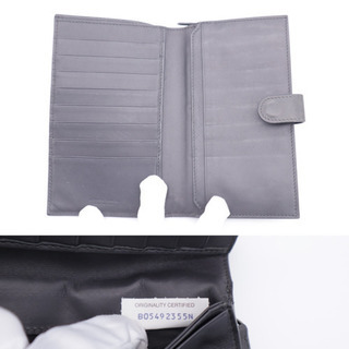 《BOTTEGA VENETA/イントレチャート 二つ折り長財布》ABランク