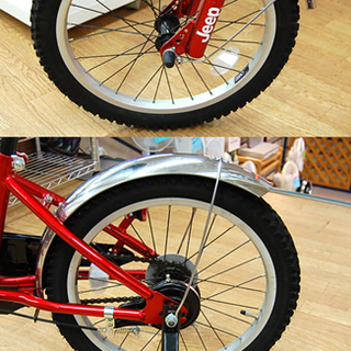 Jeep Commando 子供用自転車 赤　18インチ JEEP ジープ キッズサイクル 18インチ JE-18G オリーブ レッド