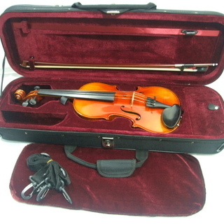 メンテ済み 虎杢 スズキバイオリン No470 3/4 分数 美品セット 1979年 高グレードバイオリン 軽量角型ケース 未使用弓 アジャスター内蔵テールピース 鈴木バイオリン中級グレード 愛知県清須市 手渡し 全国発送対応 中古バイオリン メンテ済み 虎杢 スズキバイオリン No470 3/4 分数 美品セット 1979年