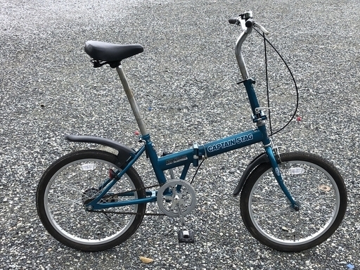 CAPTAIN STAG 20インチ 折りたたみ自転車 変速なし
