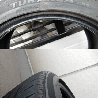 ブリヂストン TURANZA　ER33　215/45R17　2015年製　プリウス　　インプレッサ等