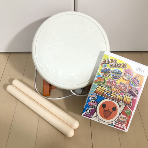 Wii 太鼓の達人 超豪華版 タタコン ソフト セット Yr 小岩のテレビゲーム Wii の中古あげます 譲ります ジモティーで不用品の処分