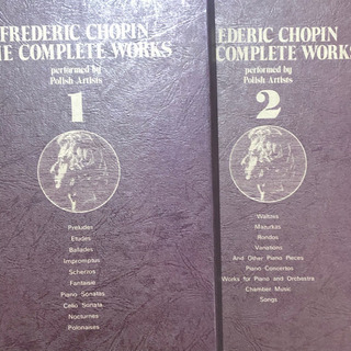ショパン全集 レコード 20枚セット □【20枚組 LP盤 BOX】Chopin ショパン全集 美品 全232曲 1000