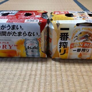 アサヒビール&キリンビール　350ml×6