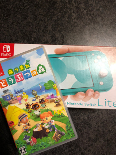 ✨一年保証付き 任天堂switch lite \u0026どうぶつの森セット 大人気カラー ケース\u0026保護フィルム付き おまけamiiboカード✨