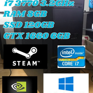 価格崩壊　i7 3770 新品GTX1660 ゲーミングパソコン 