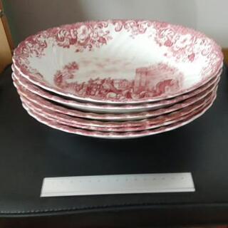 食器　Johnson brothers 希少の赤　48点セット