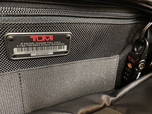 正規 新品 TUMI 26102D4 機内持込2輪キャリーケース & カードケース