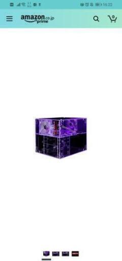 自作PC 組み立てケース 全面アクリル UV-BLUE