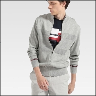 ジップアップカーディガン　TOMMY HILFIGER