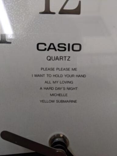 Casioメロディー時計ビートルズ キューピー 手稲の生活雑貨の中古あげます 譲ります ジモティーで不用品の処分