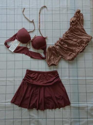 新品レディース 水着 3点セット セパレーツ ビキニ 可愛い 体型カバー女性水着 Leo 0809 亀戸の生活雑貨の中古あげます 譲ります ジモティーで不用品の処分