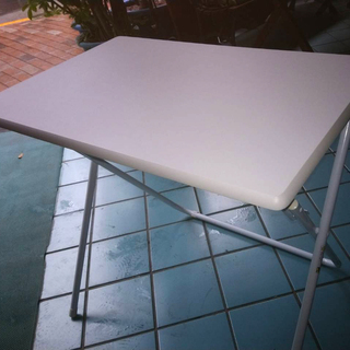 【ニトリ製フォールディング・サイドテーブル】折りたたみデスク フレッタ