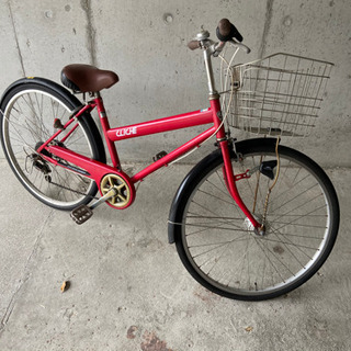 自転車　ママチャリ　使用感あり