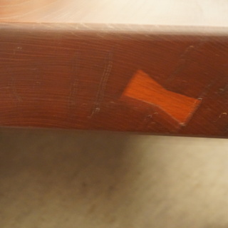 松本民芸家具1枚板  長椅子スピンドルバックベンチ 