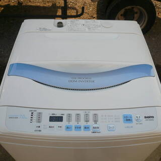 生活家電 三洋電機 7.0kg 全自動洗濯機 ASW-700SB-W