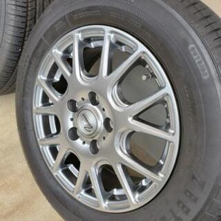ほぼ新品　アルミタイヤセット4本　夏タイヤ15インチ　