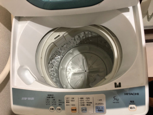 ※取引決定【5/29まで】全自動洗濯機（HITACHI）中古