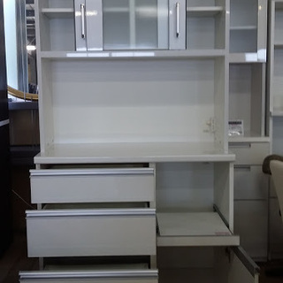 【店舗同時販売中】　泉洋化工業　2枚スライド扉レンジボード　キッチンボード