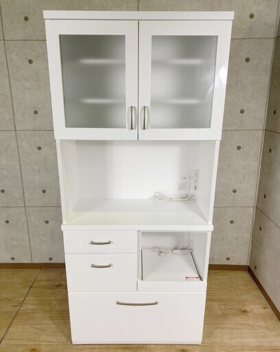 K5*10 ニトリ キッチンボード 食器棚 レンジボード