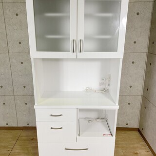K5*10 ニトリ キッチンボード 食器棚 レンジボード - 収納家具