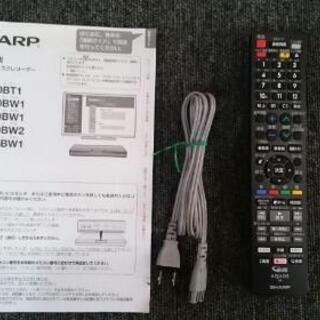 【店舗同時販売中】2019年製 SHARP BDレコーダー 2B-C10BW1