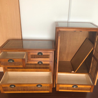 セット売り希望】アジアン バンブーチェスト