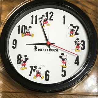 ミッキーマウス　置き時計　アラーム機能付き　雑誌付録