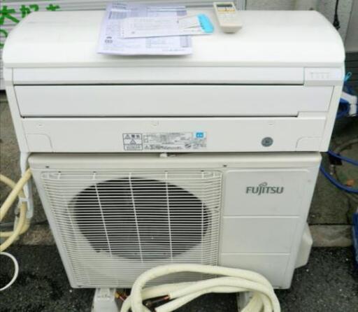 決まりました！)取付工事込み、2013年 富士通お掃除エアコン 10畳  (024)