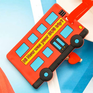 【新品】ロンドンバス型 ラゲージタグ ネームタグ