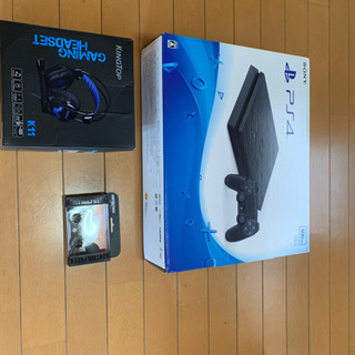 その他 ps4本体、モニター、ヘッドセット、フリーク