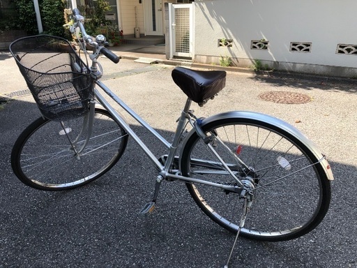 【お取引中】ミヤタ自転車　27インチ  シティーサイクル　内装三段ギア　ワンツーロック