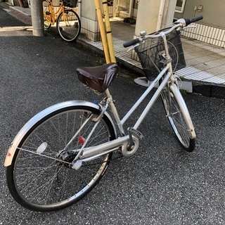 自転車 【お取引中】ミヤタ自転車 27インチ シティーサイクル 内装三段 