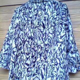 リフォーム 高島屋 日本製 フェイクファーのアニマル柄 トラ 虎 寅