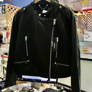 未使用品！DIESEL L-MAISIE LEATHER JACKETS/ディーゼル レザー