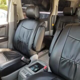 アルファード　10系  レザーシートカバー 黒