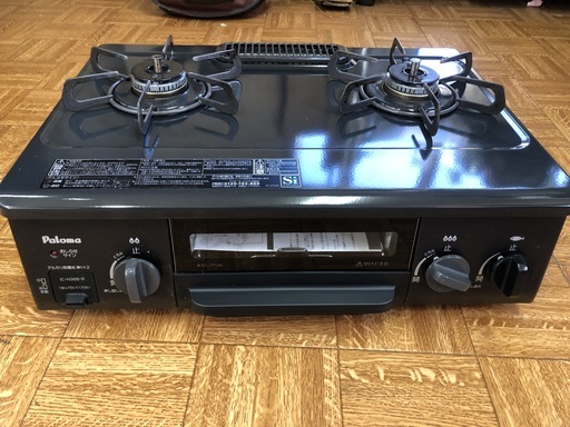 【良品】2016 パロマ IC-N36B-R 2口ガスコンロ LPガス用 説明書付 早いもの勝ち 有料配送可