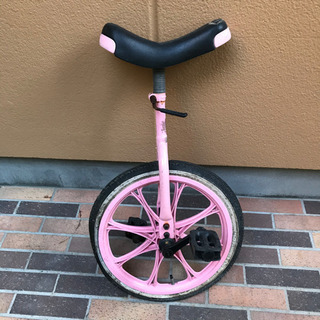 引取決まりました！子供用一輪車（要修理）ピンク