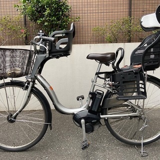 ヤマハ電動自転車 PAS 26型 3人乗り（チャイルドシート x...
