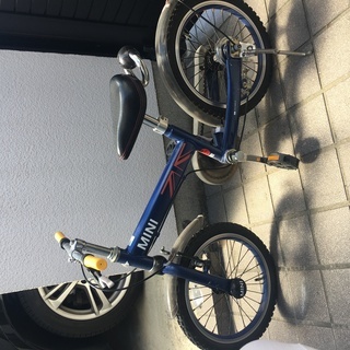 MINIデザインの子供用自転車差し上げます。
