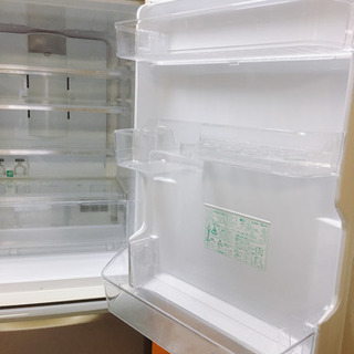 SHARP 両開き 350L 3ドア冷蔵庫 SJ-W351C-S