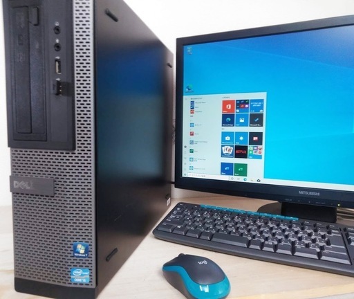 ■名古屋近郊無料持参！【美品！DELL製OPTIPLEX3010 ・Win10機】快速！インテルi5のハイスペックなデスクトップPCフルセットです■取引先で引き取ったパソコンをしっかりメンテナンスして、お安く提供します♪　★初心者安心、インターネットもExcel ・Wordもバッチリ使えます！ 　１週間保証します！