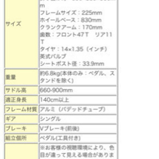 PLATINUM LIGHT6 ルノー折りたたみ自転車