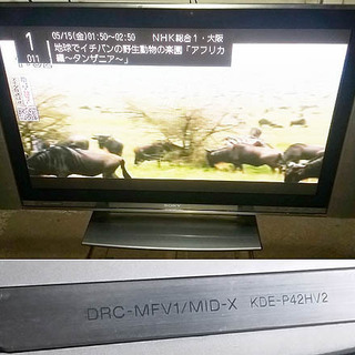 【取引終了しました】ソニー プラズマテレビ 37インチと42イン...