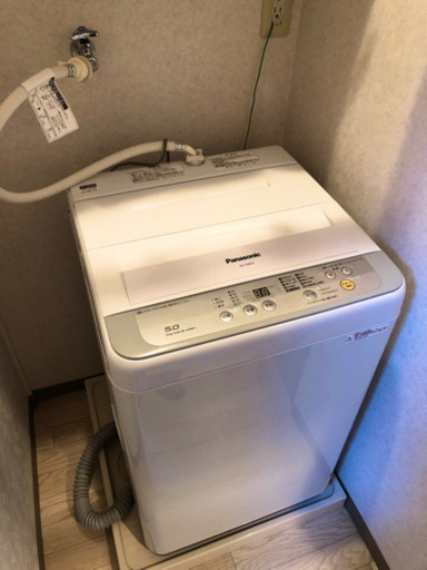 【美品】Panasonic全自動洗濯機 5kg 2017年製