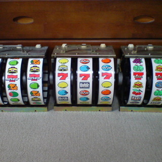 パチスロ実機 1台5役 レトロ 裏 ドリームセブンJr（状態） ビッグ